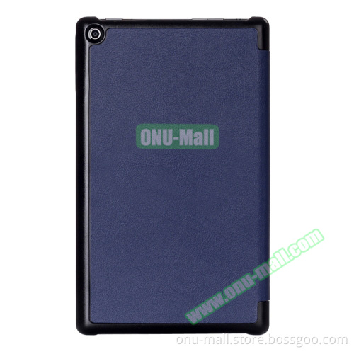 Flip Leather Back Cover Case for Amazon Fire HD 8 Protective Cover, Tablet Case for Amazon Fire HD 8